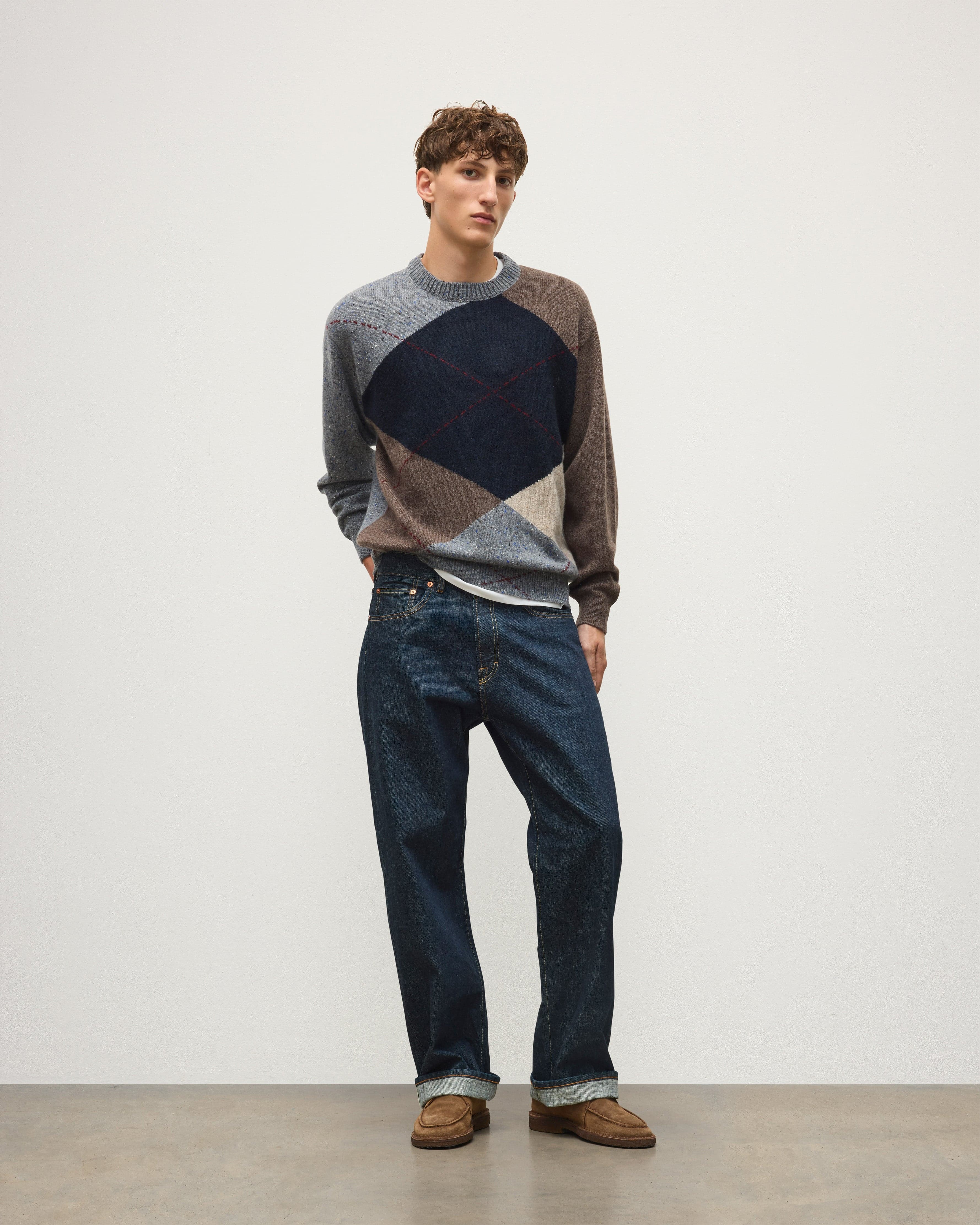 Fair Isle Cashmere Cardigan