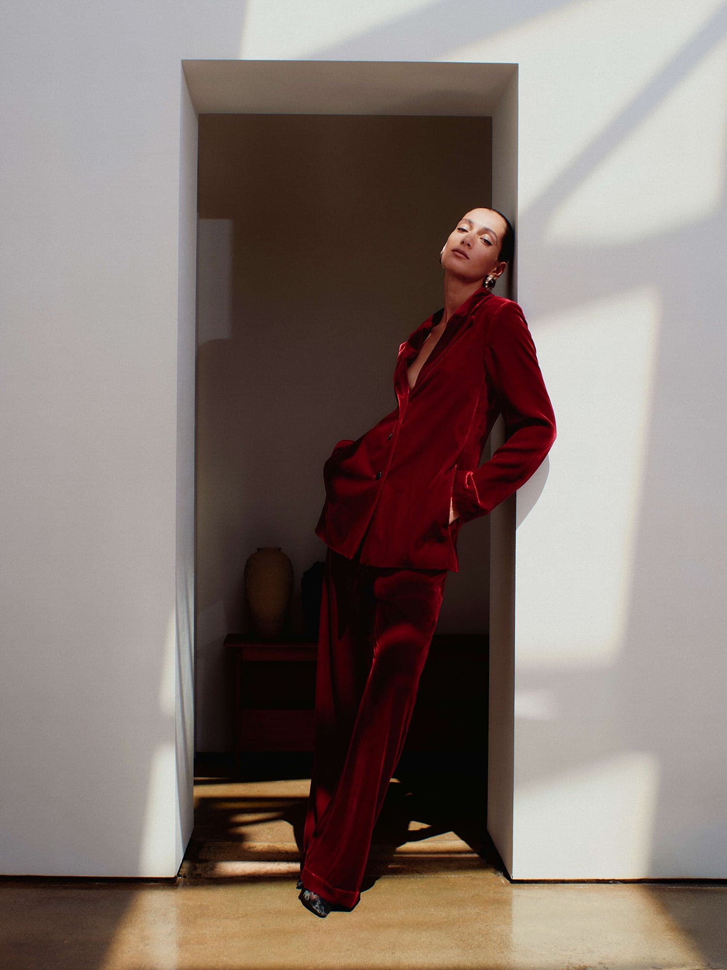 Velvet All-Day Trousers
