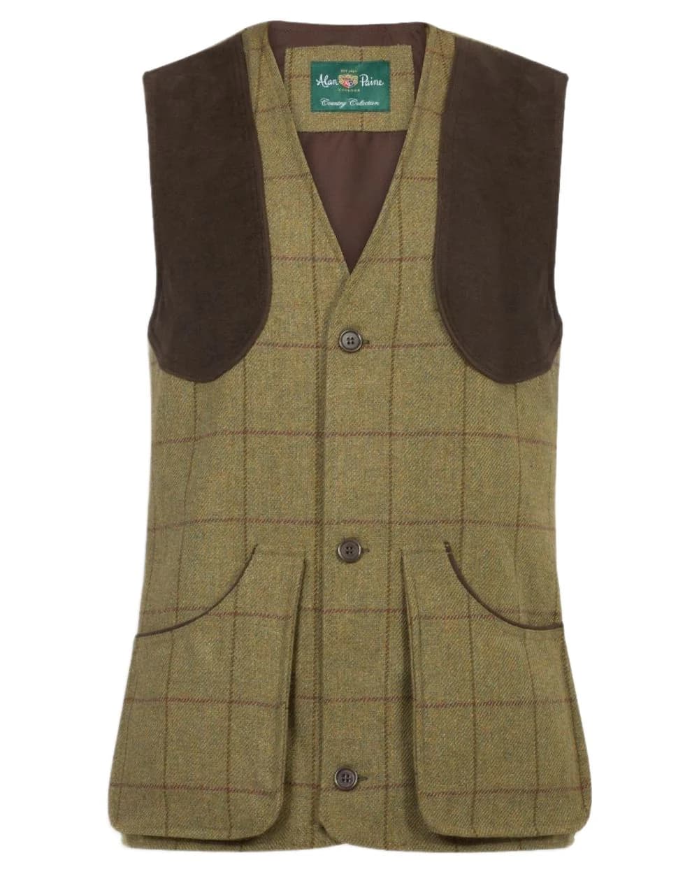 Rutland Tweed Shooting Waistcoat by Alan Paine